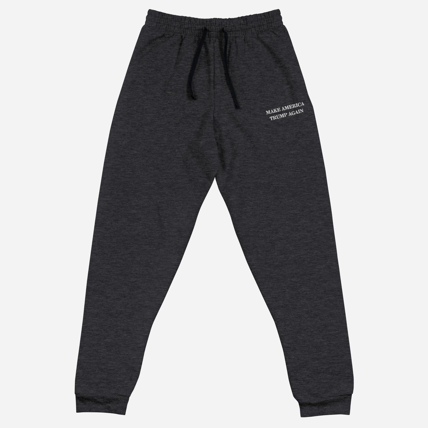 "Make America Trump Again" Unisex Jogger Sweatpants (Black Heather)