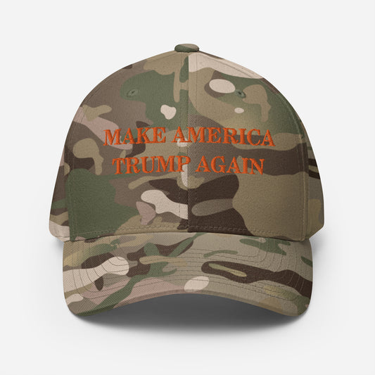 "Make America Trump Again" Flexfit Hat (Camo)