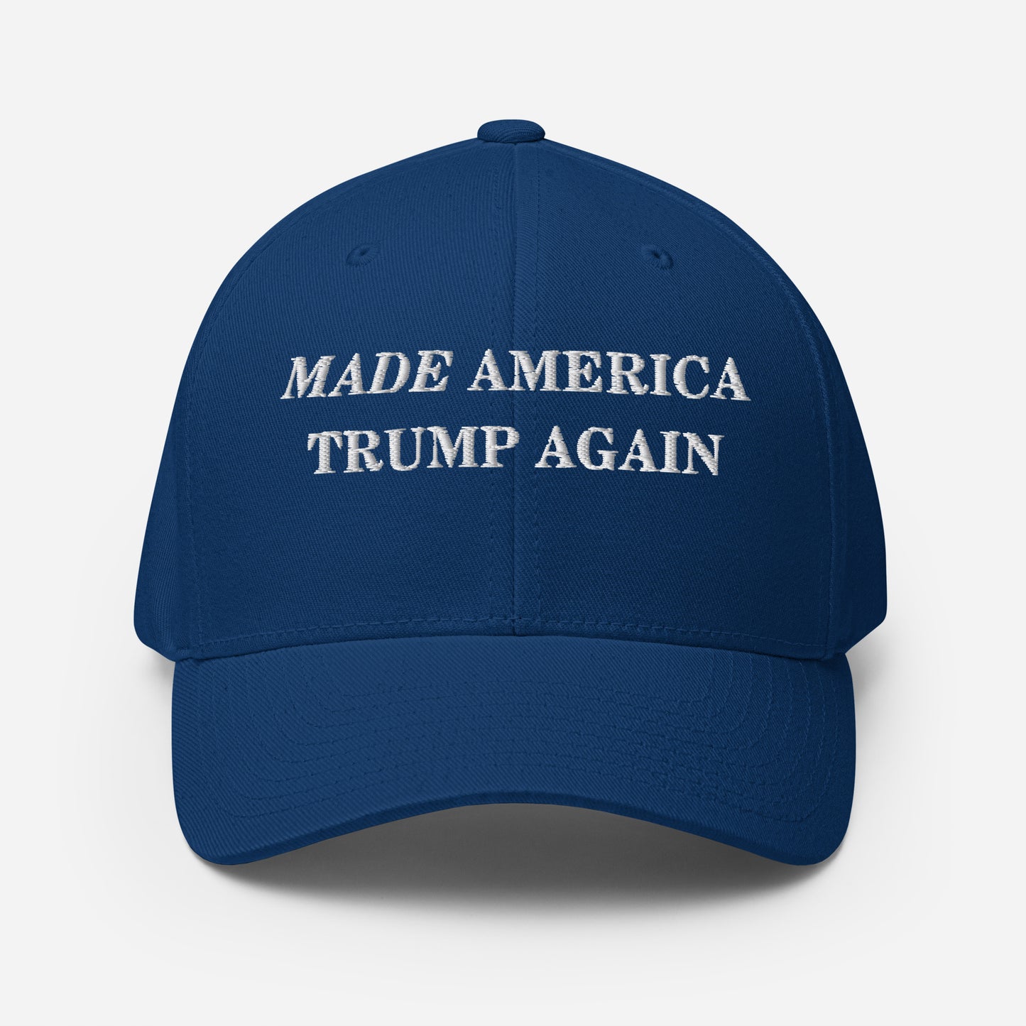 "Made America Trump Again" Flexfit Hat (Blue)
