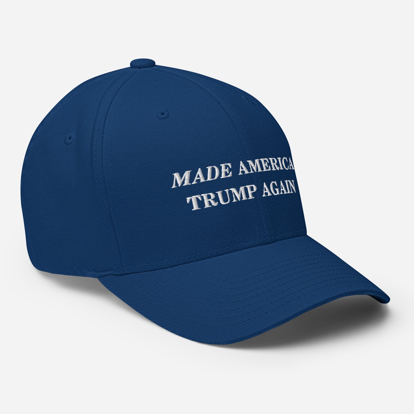 "Made America Trump Again" Flexfit Hat (Blue)