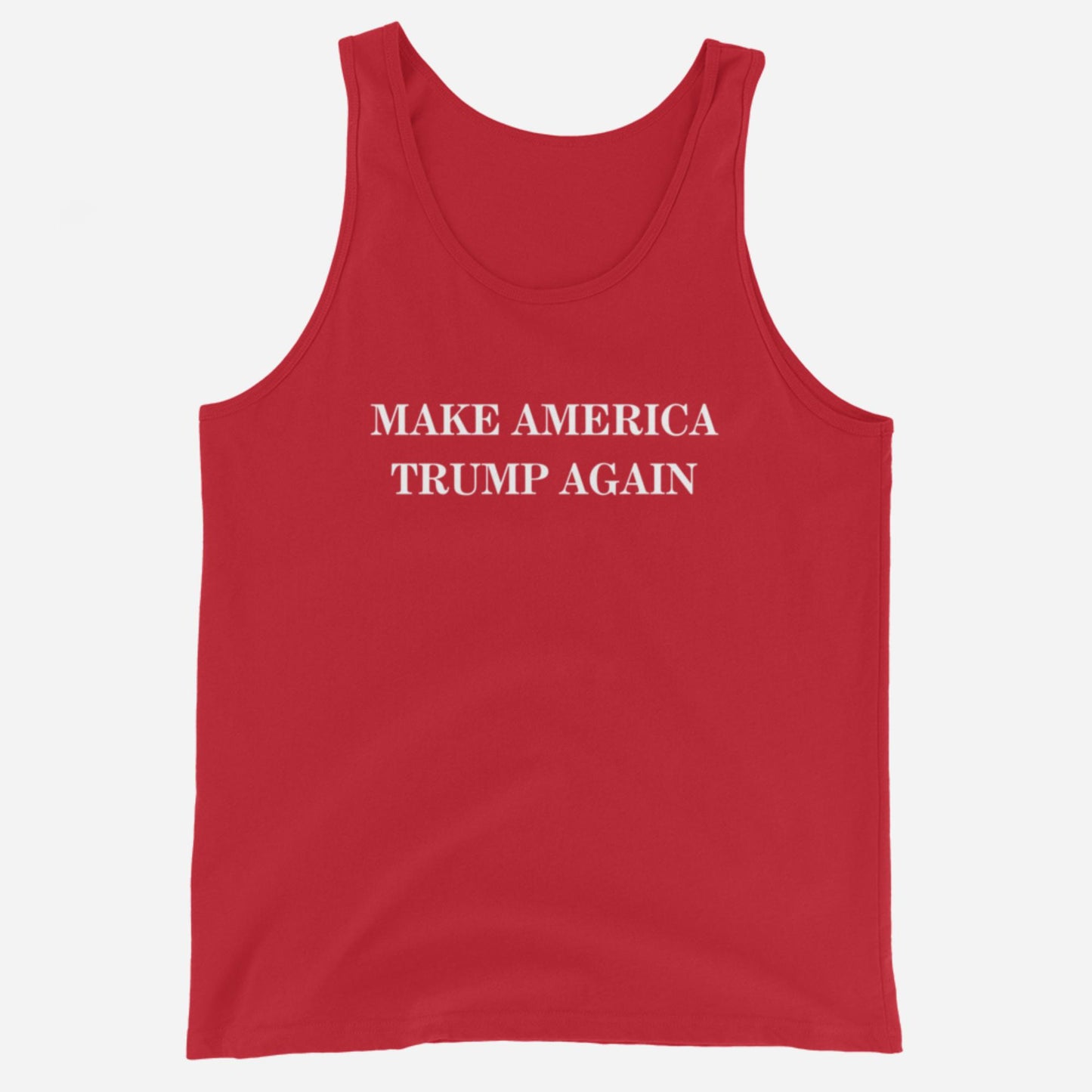 "Make America Trump Again" Men's Tank Top (Red)